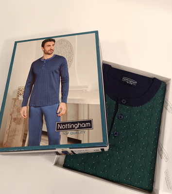 MEN'S SERAFINO PAJAMAS M/L NPA077 Tellini S.r.l. Wholesale Clothing